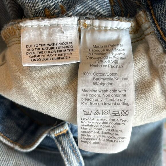 Madewell The Mom Jean High Rise Distressed Size 23T Tall - Picture 11 of 11